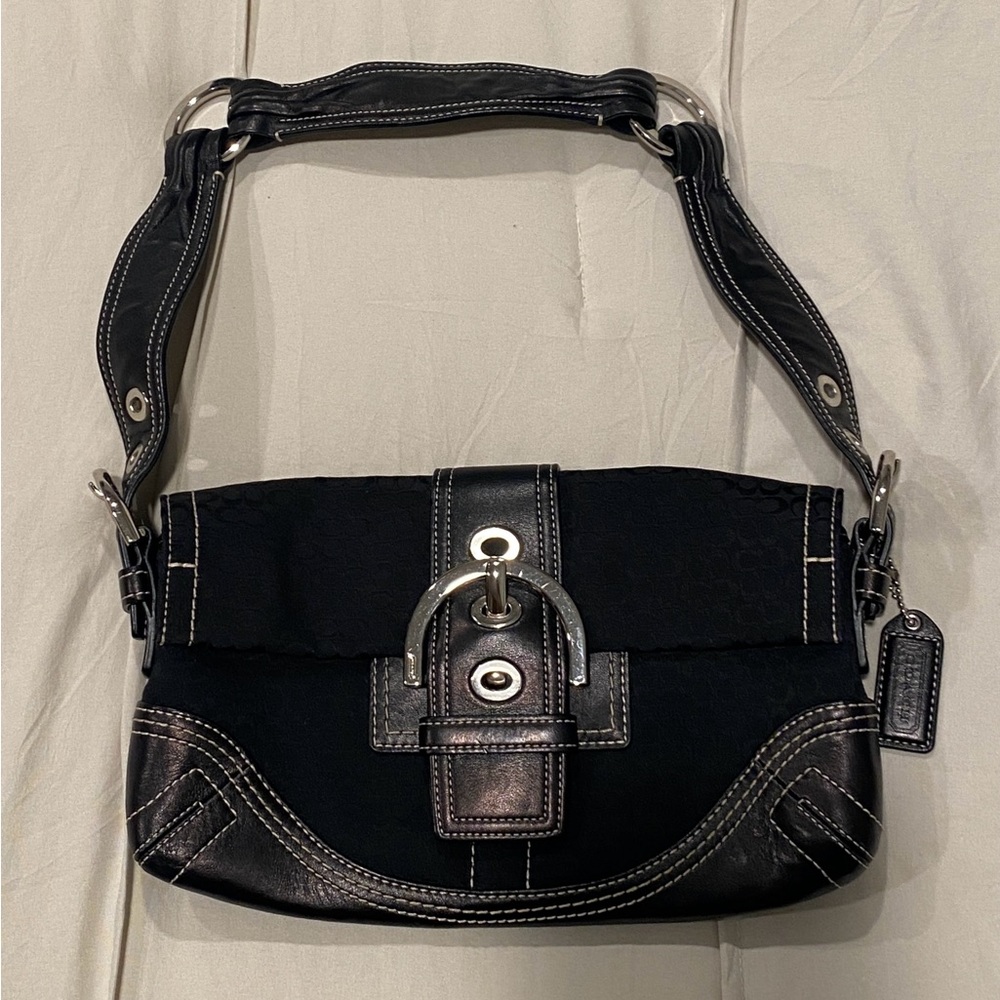 Small black coach purse.